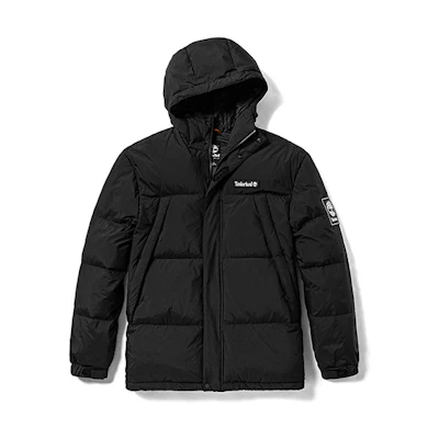 Timberland Black Water-Resistant Puffer Down Jacket Winter Wear A2CDH-001