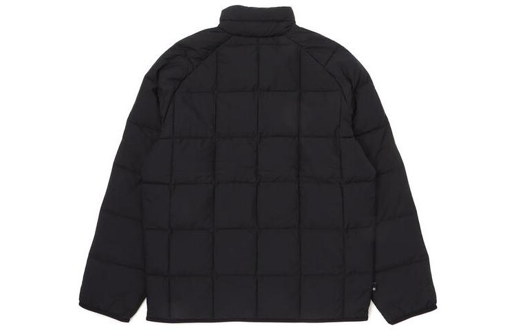 Lookbook Timberland Jaket Hitam Kalis Air Berpenebat dengan Kolar Logo Tetegak A2N8M-001