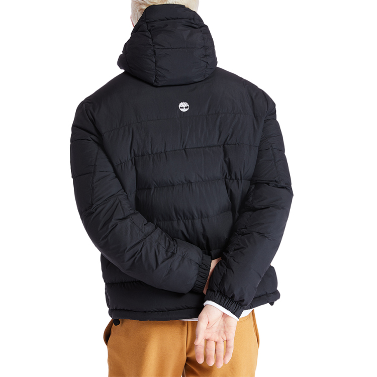 Timberland Black Waterproof Outdoor Jacket with Embroidered Logo A2AEB-001 圖 4
