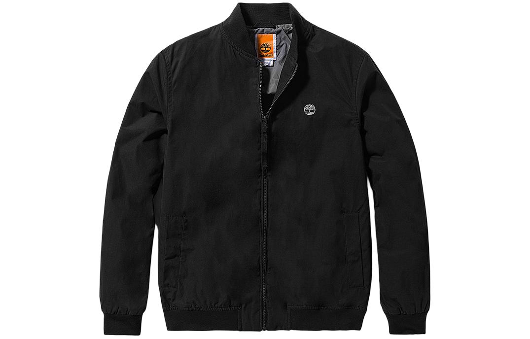 Timberland Black Waterproof Outdoor Logo Bomber Jacket A4235-001