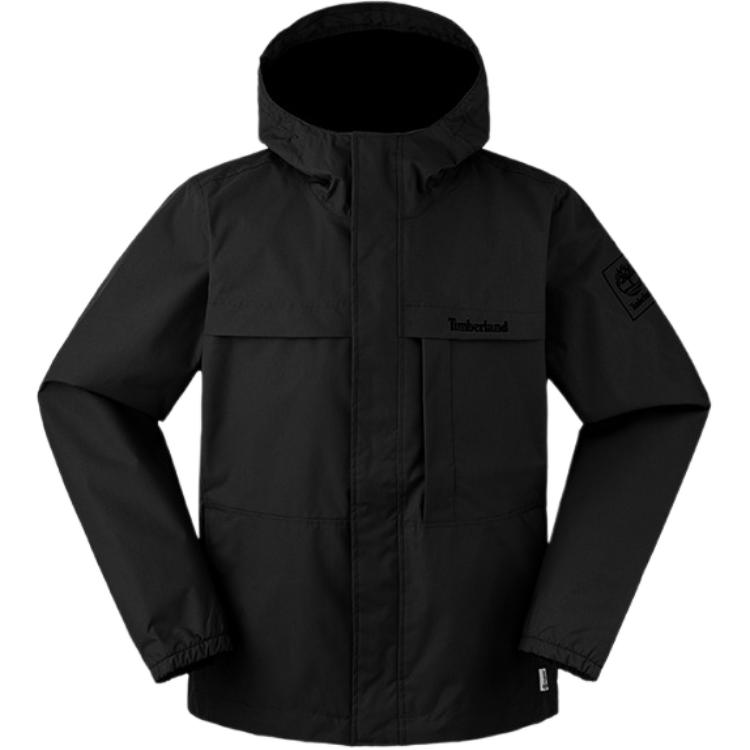 Timberland Black Waterproof Windproof Breathable Outdoor Hooded Jacket A695W-001