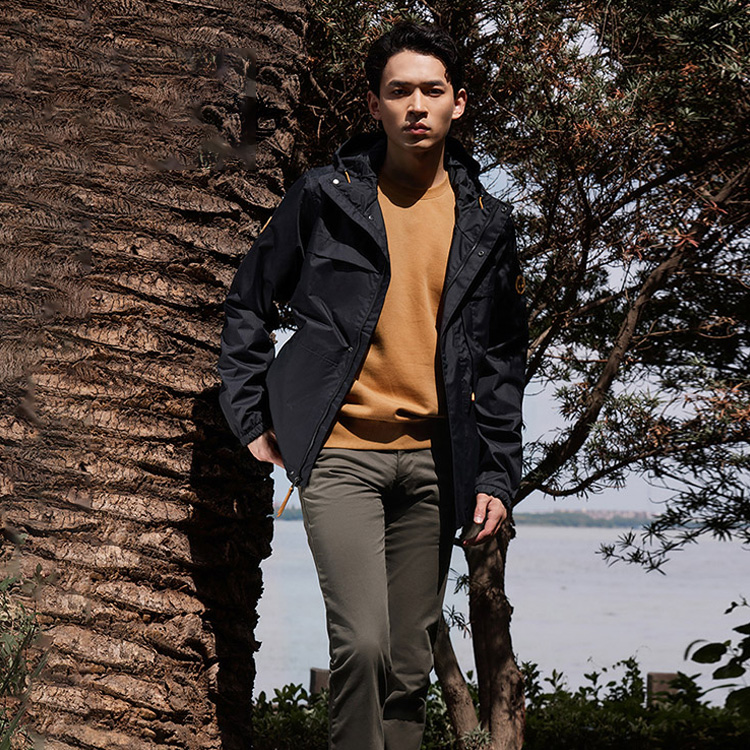 Purchase 팀버랜드 블랙 방수 방풍 통기성 후드 아웃도어 재킷 A695W-001