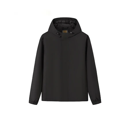 Timberland Black Waterproof Windproof Hooded Jacket for Comfort & Durability A44XJ-001