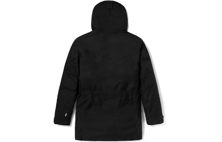 Lookbook Timberland Black Winter Down Jacket with Multiple Pockets. A22UH-001