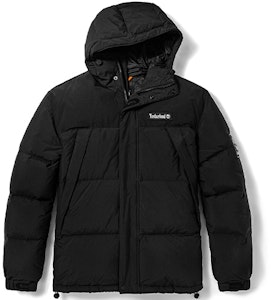 Timberland Jaket Musim Sejuk Hitam Hooded Down untuk Sukan Luar. A22EG-001 Order Timberland Jaket Musim Sejuk Hitam Hooded Down untuk Sukan Luar. A22EG-001