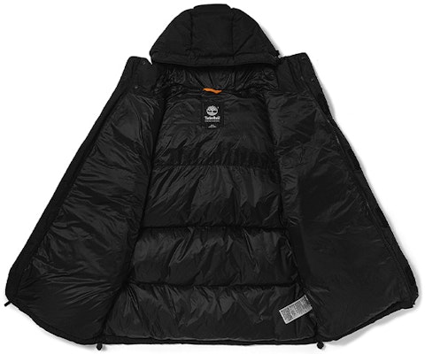 Timberland Black Winter Hooded Down Jacket Outdoor Sports Coat. A22EG-001 Shop Timberland Black Winter Hooded Down Jacket Outdoor Sports Coat. A22EG-001
