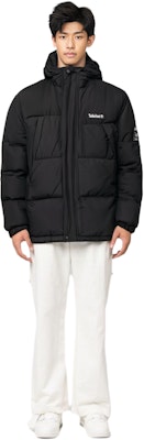 Timberland Black Winter Hooded Down Jacket Outdoor Sports Coat. A22EG-001 Purchase Timberland Black Winter Hooded Down Jacket Outdoor Sports Coat. A22EG-001