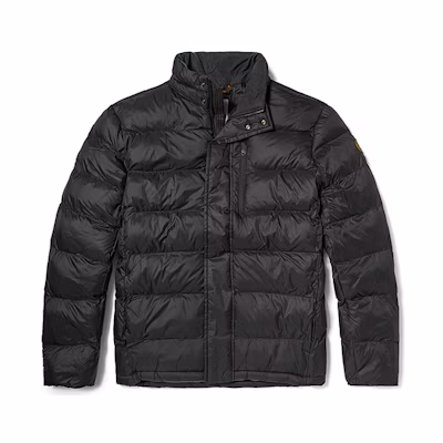 Timberland Black Winter Insulated Stand Collar Casual Jacket. A2EPB-001