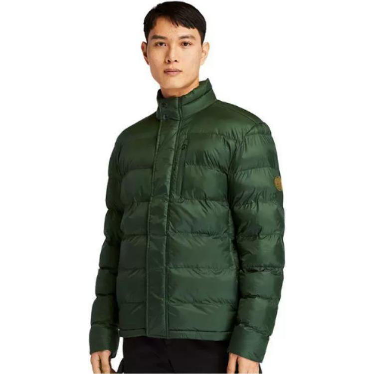 Details for Jaket Kasual Musim Sejuk Timberland Hitam Berpenebat dengan Kolar Berdiri. A2EPB-001