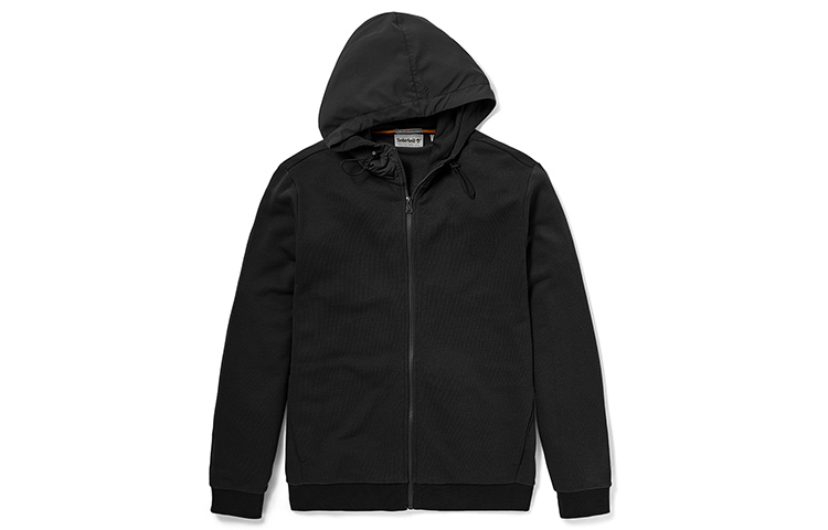 Timberland Black Zip-Up Hoodie Jacket Casual Sportswear A431C-001