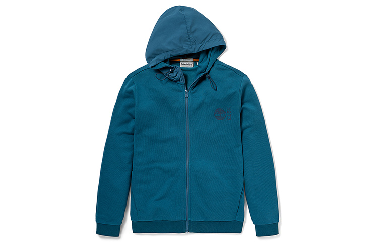 Timberland Blue Casual Sport Hoodie Zip Jacket A431C-G94