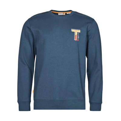 Timberland Blue Crewneck Sweatshirt with Letter Print TB0A26XS-288
