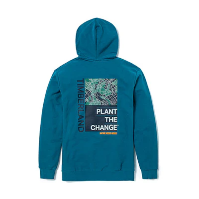 Timberland Blue Pullover Sweatshirt Casual Sports College Style A42XR-G94