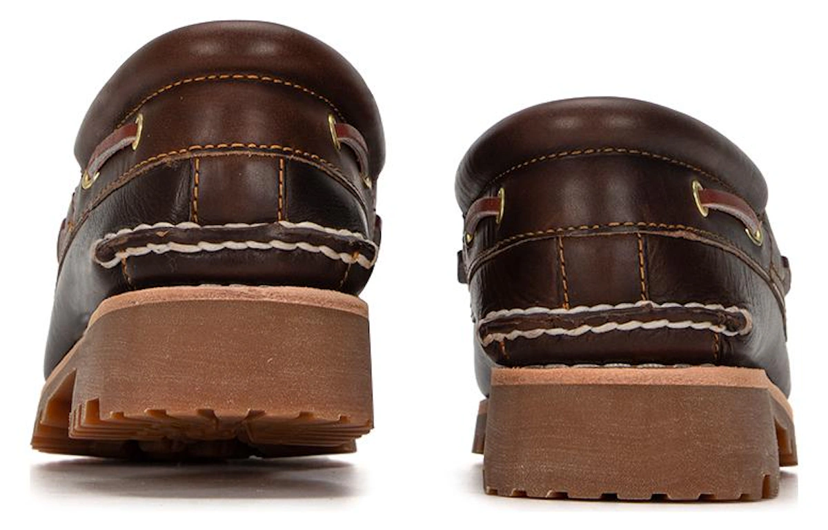 Timberland 3-Eye Lug Handsewn Boat Shoe 'Brown'