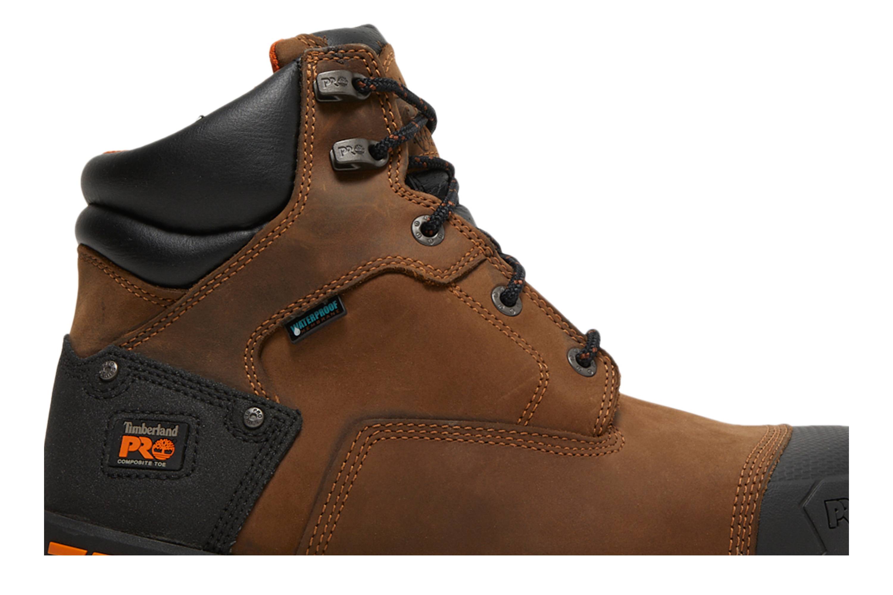 Order ティンバーランド 防水安全靴 (ブラウン)
(Tinbārando bōsui anzen kutsu (buraun)) TB092615-214