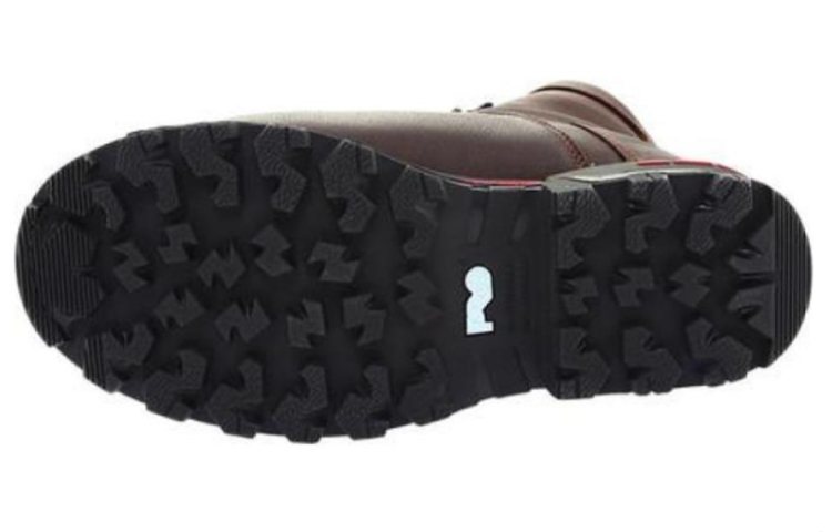 Shop Timberland 添柏嵐 Boondock 戶外高幫休閒工裝靴 紅棕色