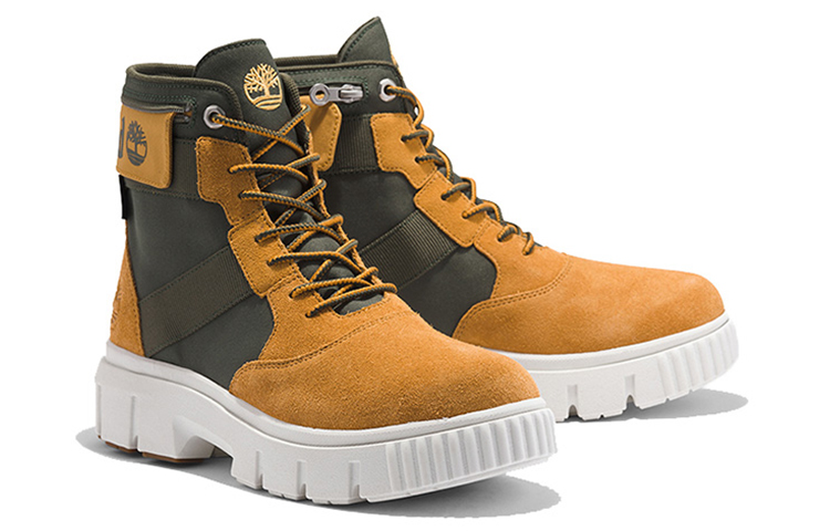 Timberland Greyfield 6 Inch Waterproof Fold-Down Boots 'Wheat Suede' 圖 3