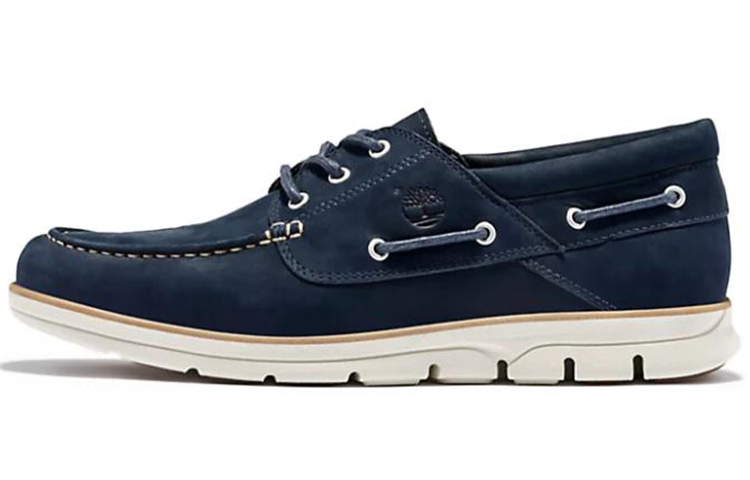 Timberland Bradstreet 3-Eye Boat Shoes 'Navy' A1HCX019
