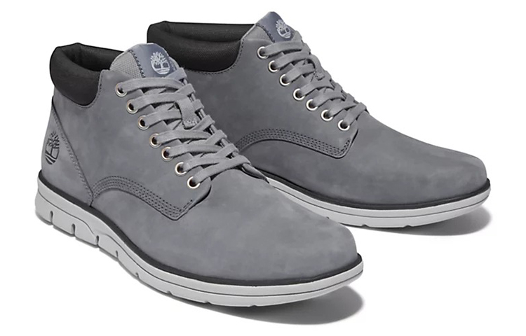 Shop Timberland Bradstreet Chukka 'Cool Grey' Lelaki Kasual Kelabu Sejuk A2GUG093