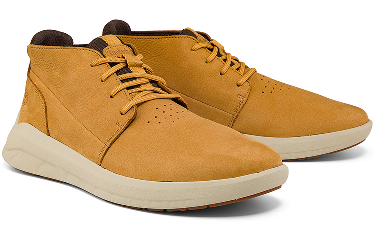 Lookbook Timberland Bradstreet Greenstride Wide Fit Boot 'Wheat White' A2GUTW