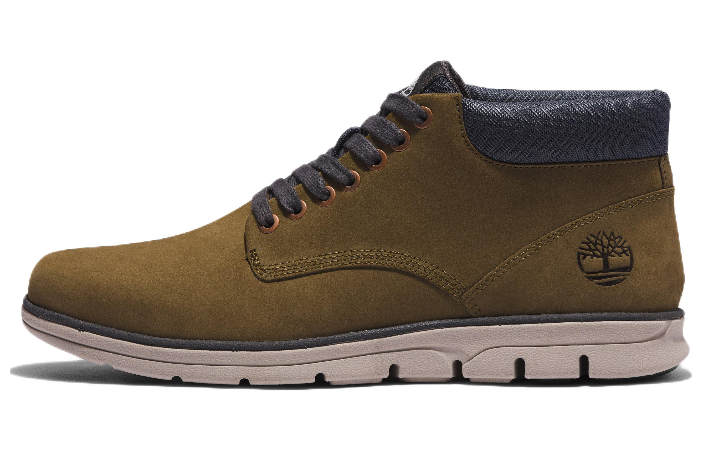 Timberland Bradstreet Leather Chukka Boots 'Olive Nubuck' A42ZE327