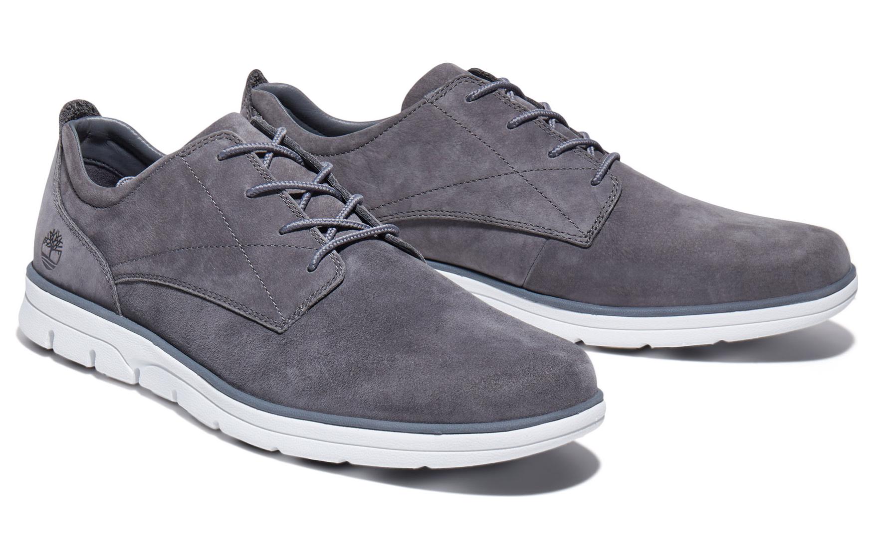 Lookbook Timberland添柏嵐 Bradstreet 皮革 舒適耐磨 低筒 戶外靴 灰色