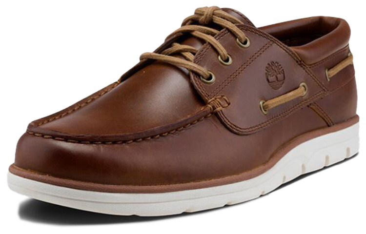Order Timberland添柏嵐 輕便三孔 戶外休閒板鞋 棕色 寬版