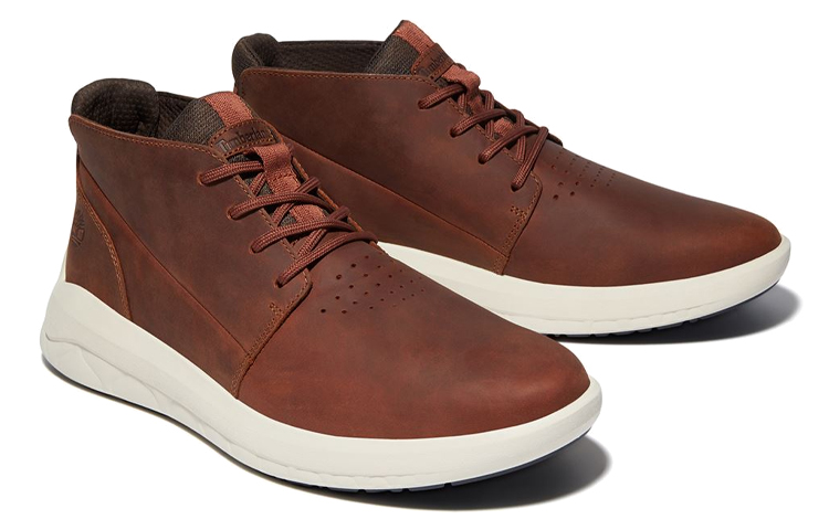 Lookbook Timberland添柏瀾 Bradstreet Green Stride 舒適休閒 低筒 跑步鞋 男款 棕色