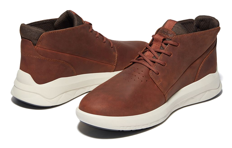 Shop Timberland添柏瀾 Bradstreet Green Stride 舒適休閒 低筒 跑步鞋 男款 棕色