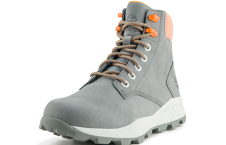 Lookbook Timberland Brooklyn 'Grey Leather Work Boots' A2HQS