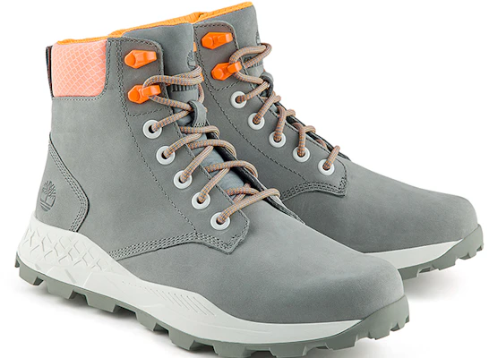 Timberland Brooklyn 'Grey Leather Work Boots' A2HQS Shop Timberland Brooklyn 'Grey Leather Work Boots' A2HQS