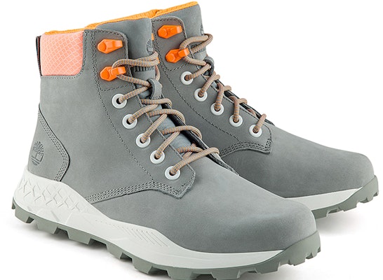 Timberland Brooklyn 'Grey Leather Work Boots' A2HQS Shop Timberland Brooklyn 'Grey Leather Work Boots' A2HQS