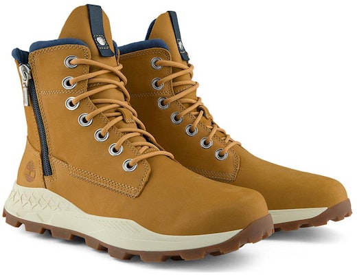 Timberland Brooklyn Side Zip Wide-Fit Boot 'Wheat Nubuck' A2E7FW Shop Timberland Brooklyn Side Zip Wide-Fit Boot 'Wheat Nubuck' A2E7FW