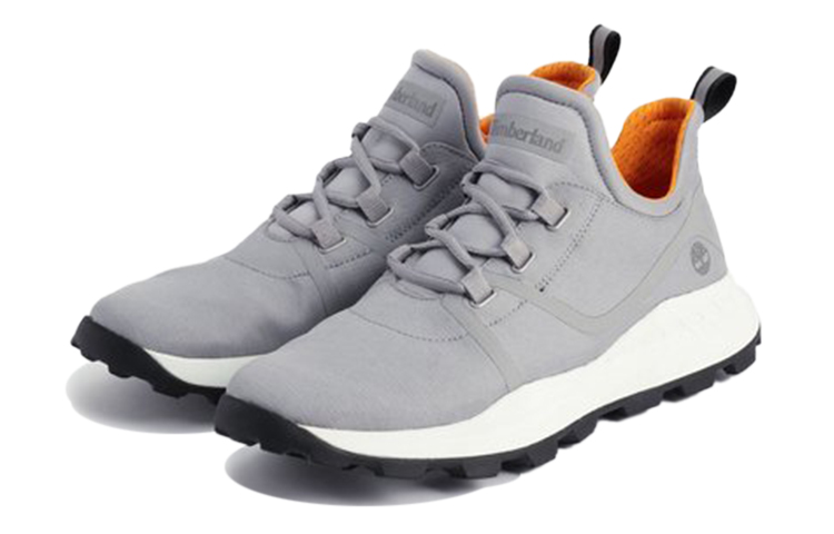 Shop Timberland添柏瀾 BROOKLYN系列 舒適 透氣 低筒 運動休閒鞋 男款 冷灰色