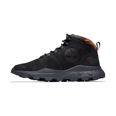 Timberland Brooklyn Euro Sprint Boots 'Black and Camouflage Collar'