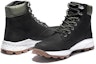 Shop Timberland 6 Inci Brooklyn Zip Boots 'Hitam Nubuck dengan Kolar Hijau Berlapik' A41Y6001