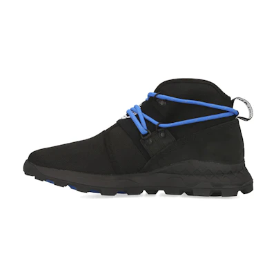 Timberland Brooklyn Leather and Fabric Chukka Wide-Fit Shoes 'Black Ripstop'