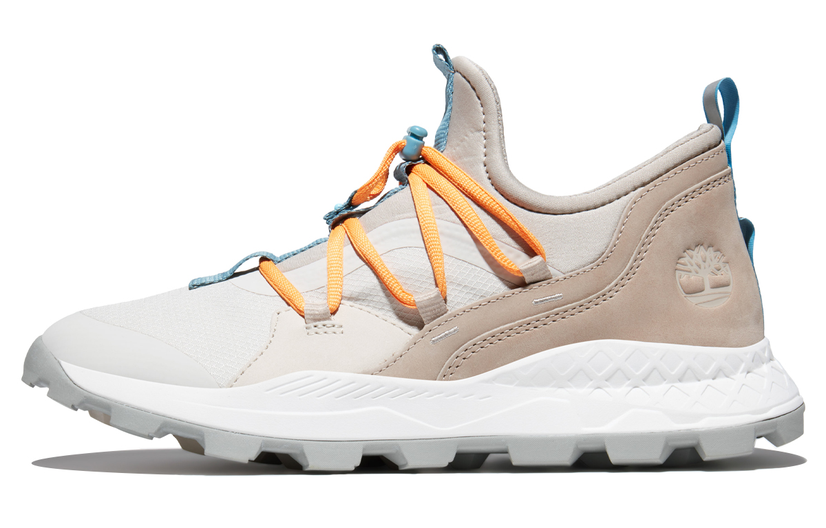 Buy Timberland Brooklyn Kulit dan Kain Oxford Trainers 'Beige Terang Mesh' A2HSZK51