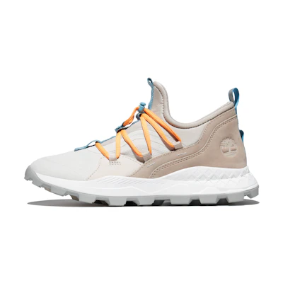 Timberland Brooklyn Leather and Fabric Oxford Trainers 'Light Beige Mesh'