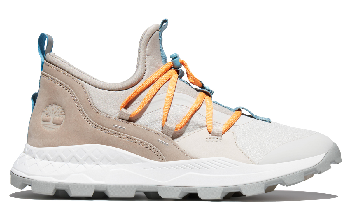 Order Timberland Brooklyn Kulit dan Kain Oxford Trainers 'Beige Terang Mesh' A2HSZK51