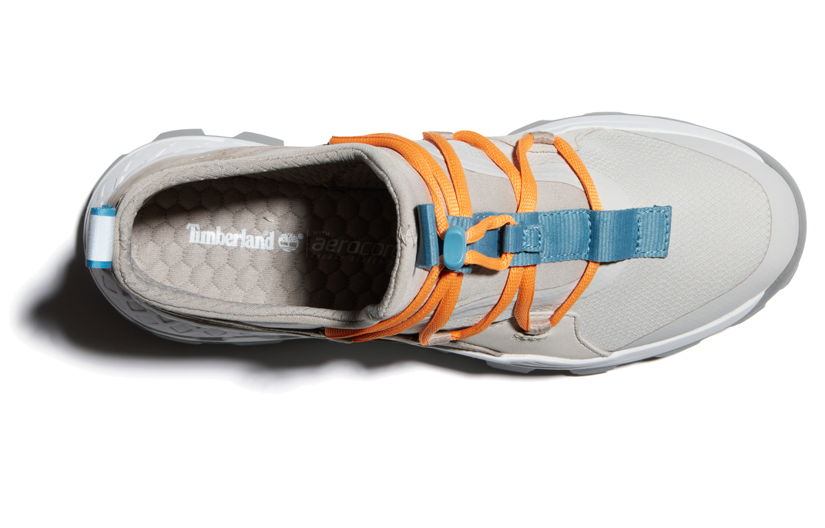 Lookbook Timberland Brooklyn Kulit dan Kain Oxford Trainers 'Beige Terang Mesh' A2HSZK51