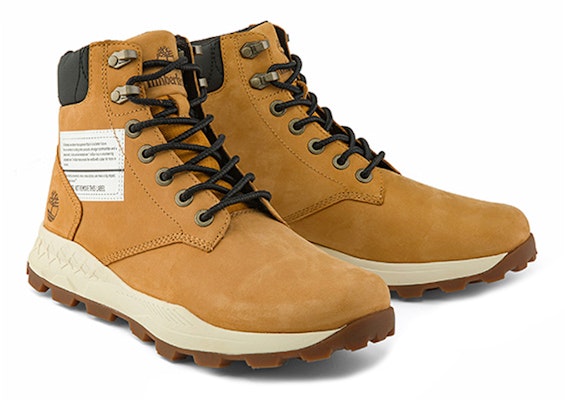 Timberland 6 Inch Brooklyn Side Zip Boots 'Wheat Nubuck with Black Padded Collar' A41XX Shop Timberland 6 Inch Brooklyn Side Zip Boots 'Wheat Nubuck with Black Padded Collar' A41XX