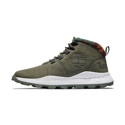 Timberland Brooklyn Euro Sprint Boots 'Olive Green and Camouflage Collar'
