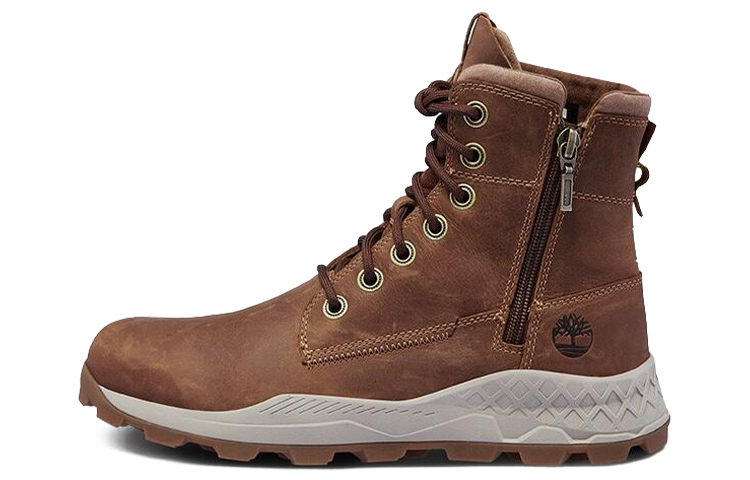 Timberland Brooklyn Side-Zip High Top Boots 'Brown Wide' A28FV