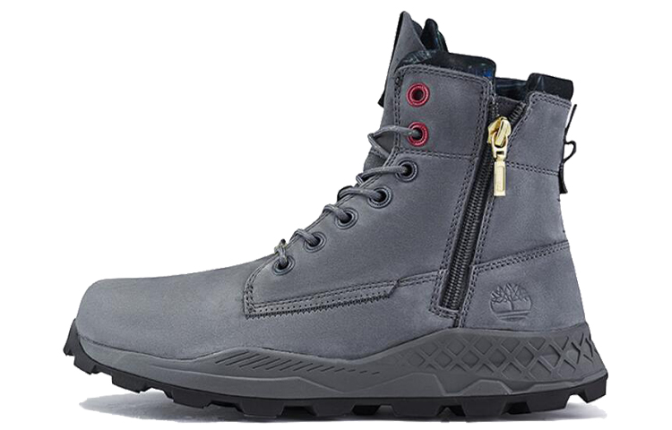 Timberland Brooklyn Side Zip Boots 'Medium Grey Nubuck' A41AW