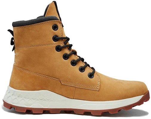 Buy Timberland Brooklyn Side Zip Sneaker Wide Fit Boot Wheat Nubuck A2J1EW Novelship