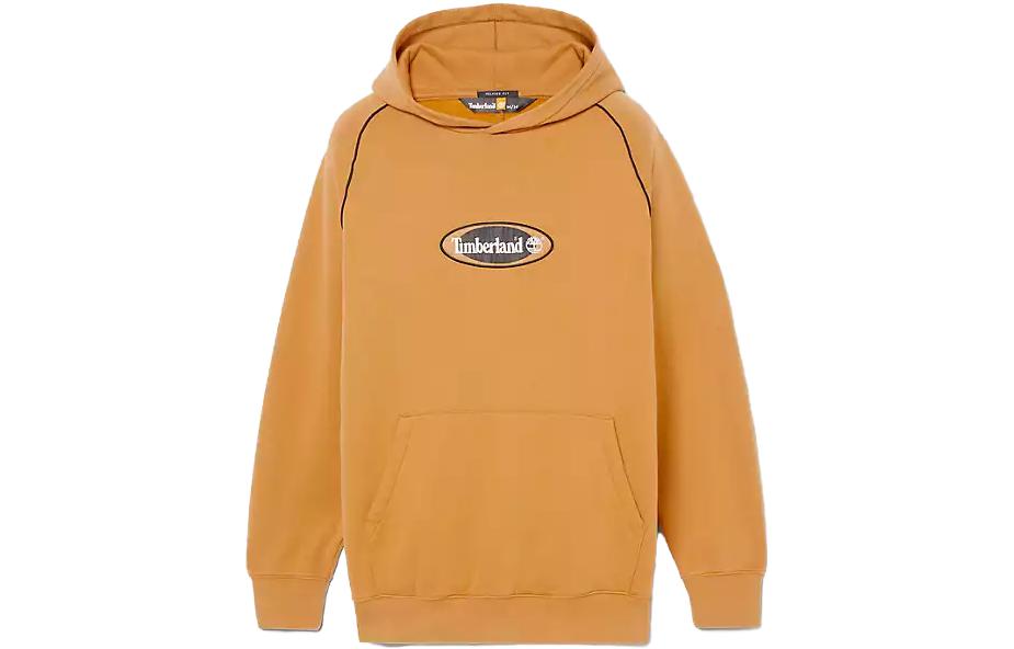 Timberland Brown Hoodie with Letter Print A67B5-P47