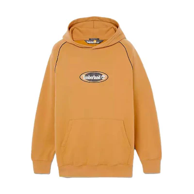Timberland Brown Hoodie with Letter Print A67B5-P47