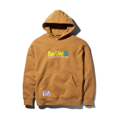 Timberland Brown Oversized Hoodie with Solid Color and Logo TB0A2FRV-P47