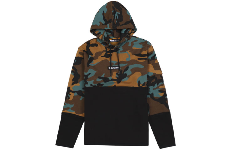Timberland Camo Pullover Hoodie Casual - Camouflage Color A2FP2-CK0